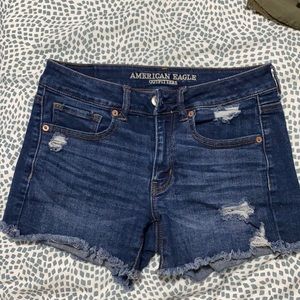 Women’s American Eagle Super Stretch Ripped Shorts